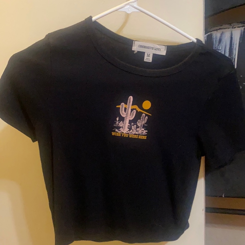 Size :M crop top
